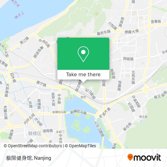 极限健身馆 map