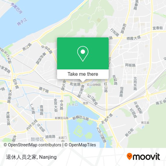 退休人员之家 map