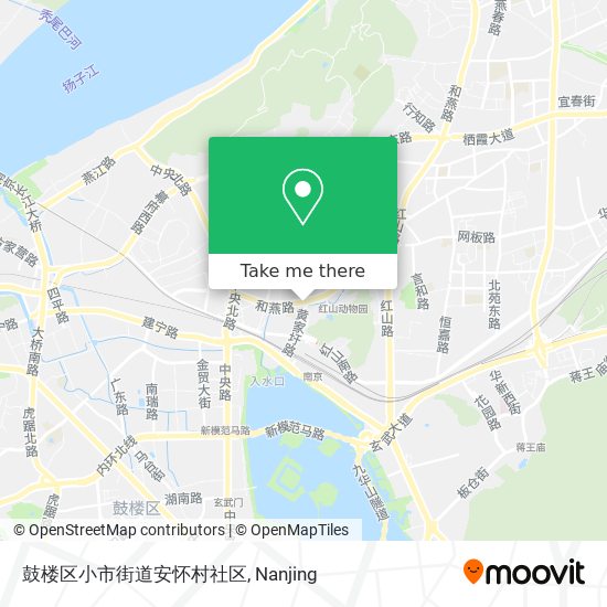 鼓楼区小市街道安怀村社区 map