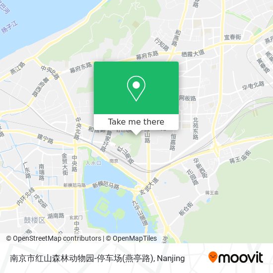 南京市红山森林动物园-停车场(燕亭路) map