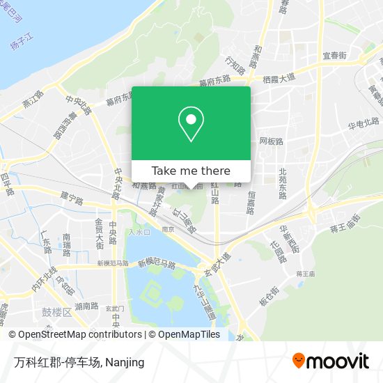 万科红郡-停车场 map
