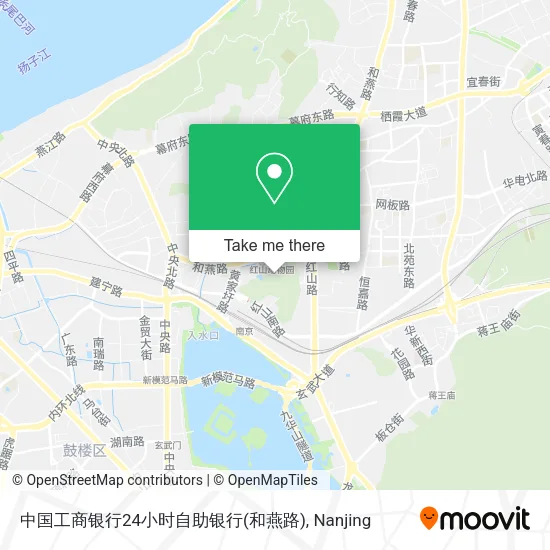 中国工商银行24小时自助银行(和燕路) map
