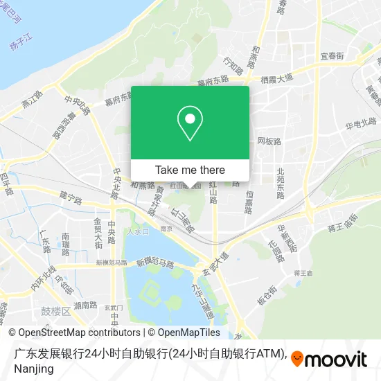 广东发展银行24小时自助银行(24小时自助银行ATM) map