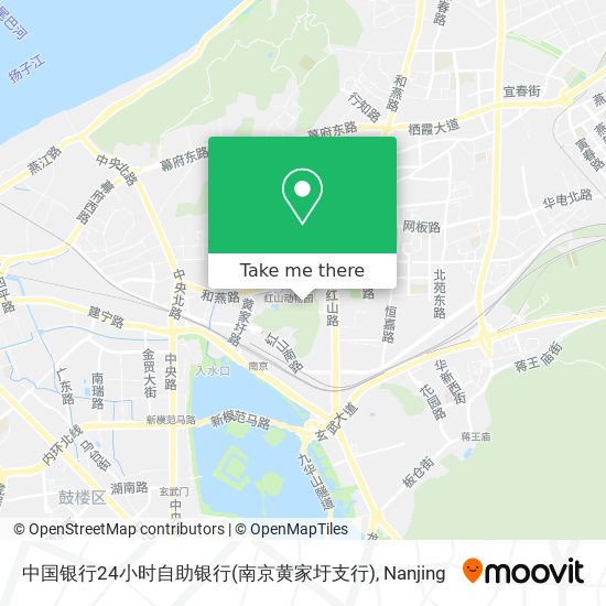 中国银行24小时自助银行(南京黄家圩支行) map
