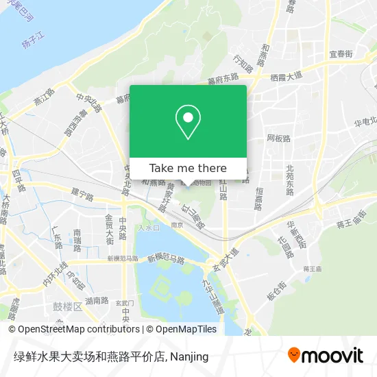 绿鲜水果大卖场和燕路平价店 map