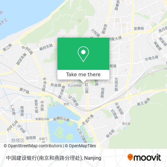 中国建设银行(南京和燕路分理处) map