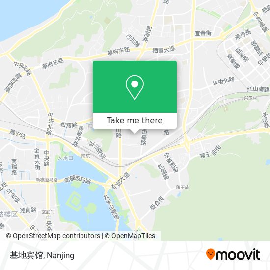 基地宾馆 map