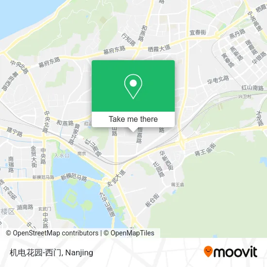 机电花园-西门 map