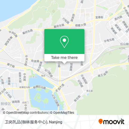卫岗乳品(御林服务中心) map