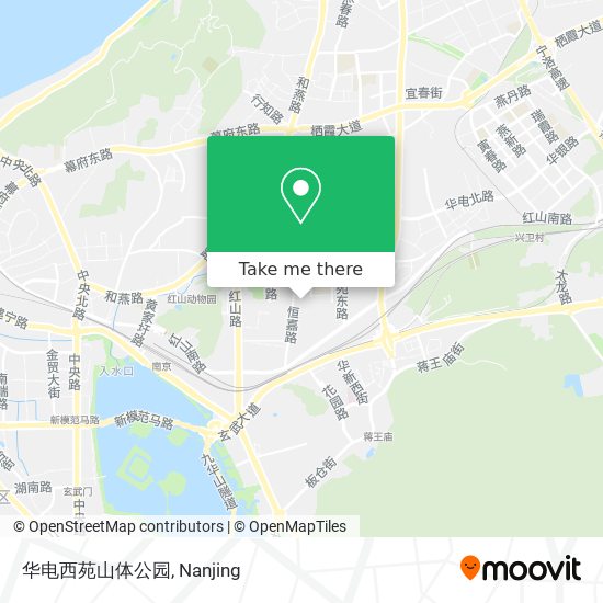 华电西苑山体公园 map