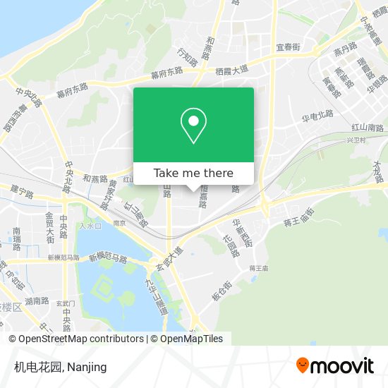 机电花园 map