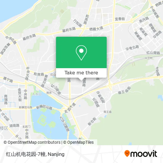 红山机电花园-7幢 map