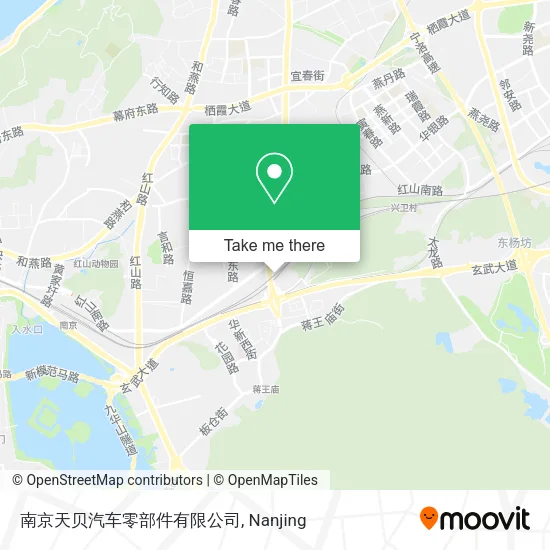 南京天贝汽车零部件有限公司 map