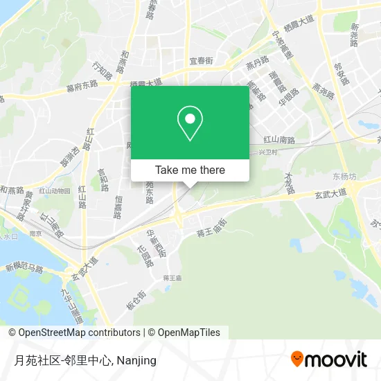 月苑社区-邻里中心 map