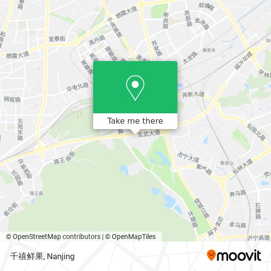 千禧鲜果 map