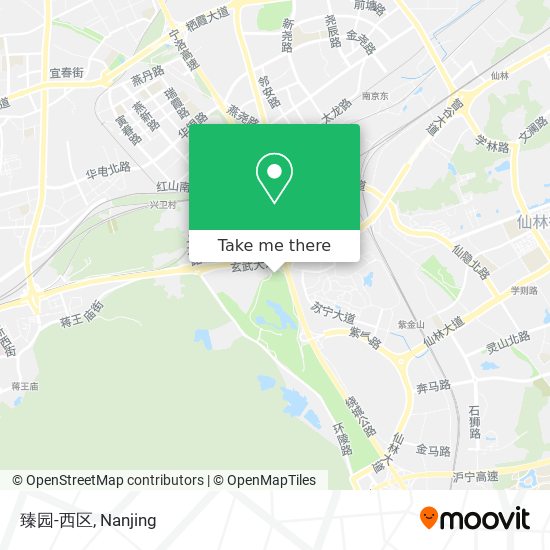 臻园-西区 map