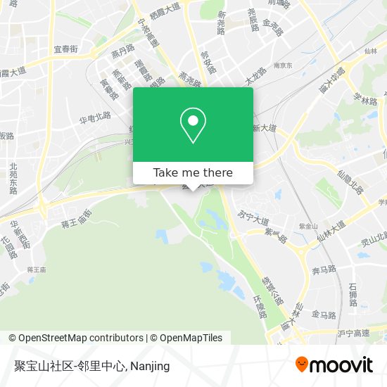 聚宝山社区-邻里中心 map