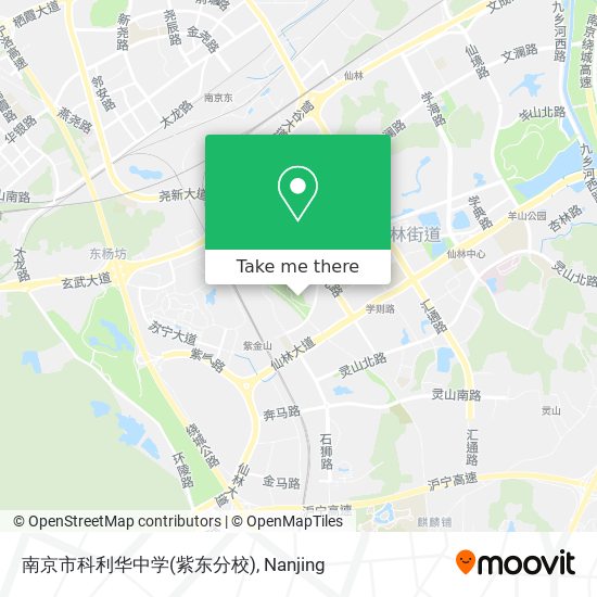 南京市科利华中学(紫东分校) map
