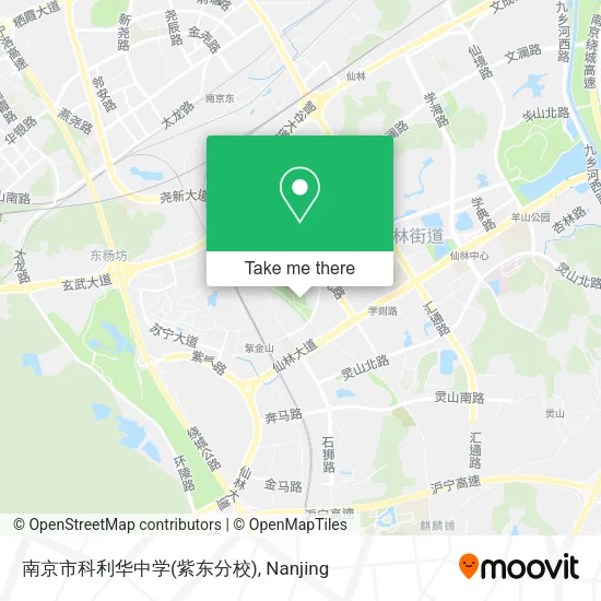 南京市科利华中学(紫东分校) map