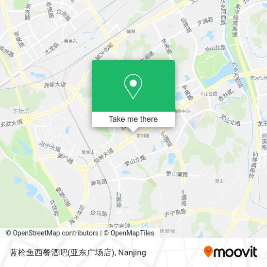 蓝枪鱼西餐酒吧(亚东广场店) map
