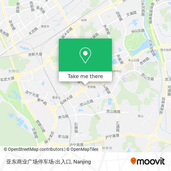 亚东商业广场停车场-出入口 map