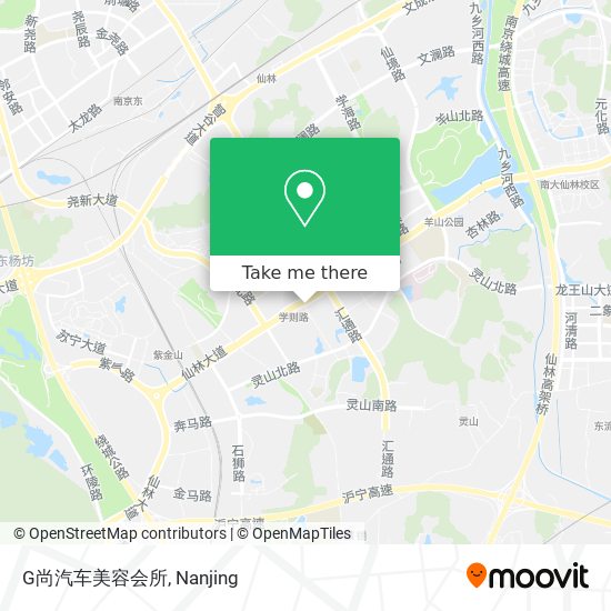 G尚汽车美容会所 map