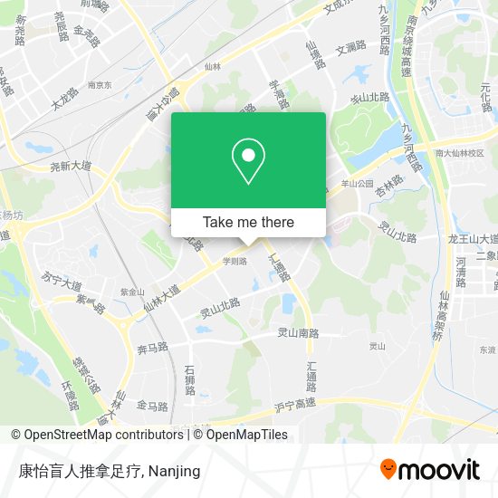 康怡盲人推拿足疗 map