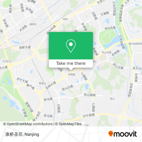 康桥圣菲 map