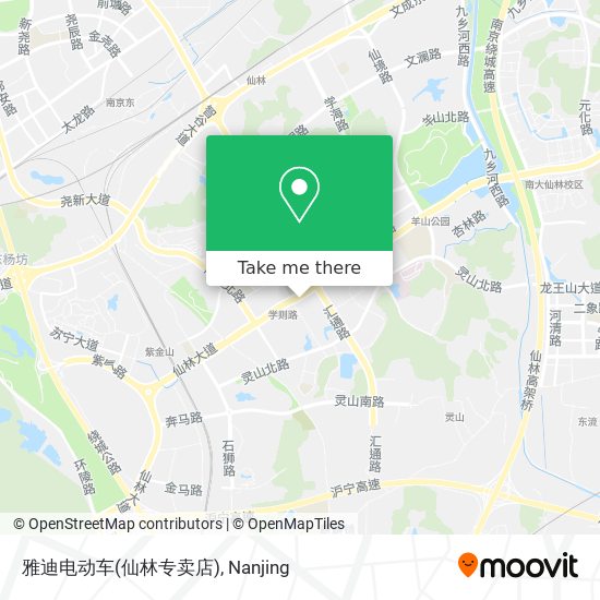 雅迪电动车(仙林专卖店) map