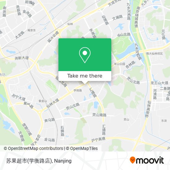 苏果超市(学衡路店) map