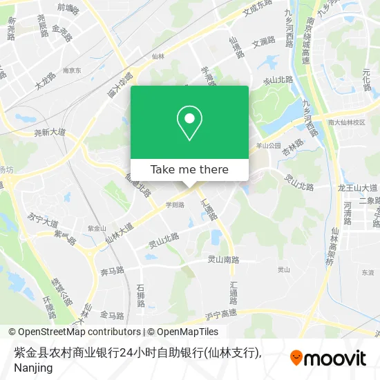 紫金县农村商业银行24小时自助银行(仙林支行) map