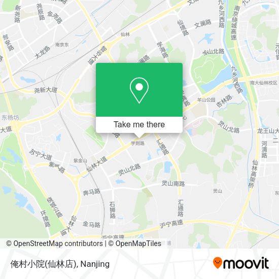 俺村小院(仙林店) map