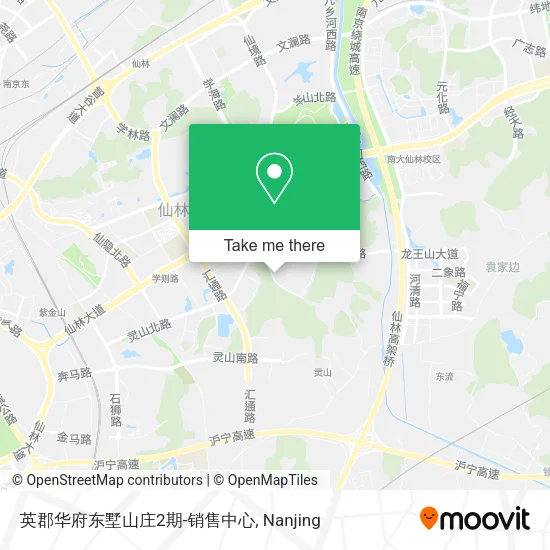 英郡华府东墅山庄2期-销售中心 map