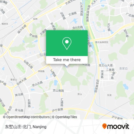 东墅山庄-北门 map
