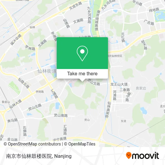 南京市仙林鼓楼医院 map