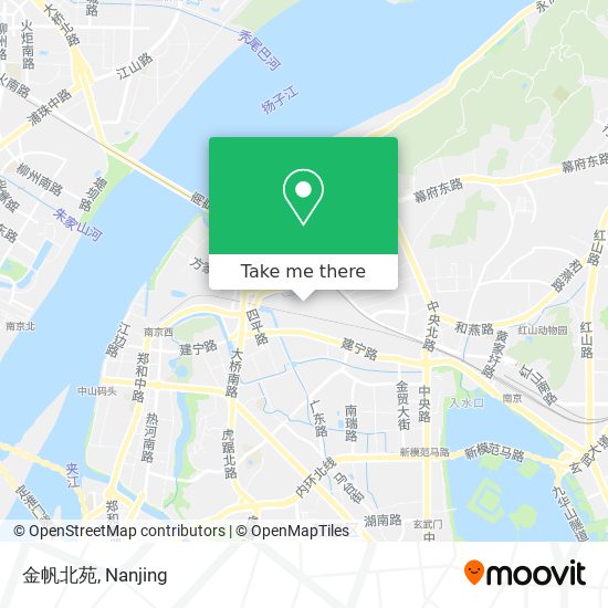 金帆北苑 map