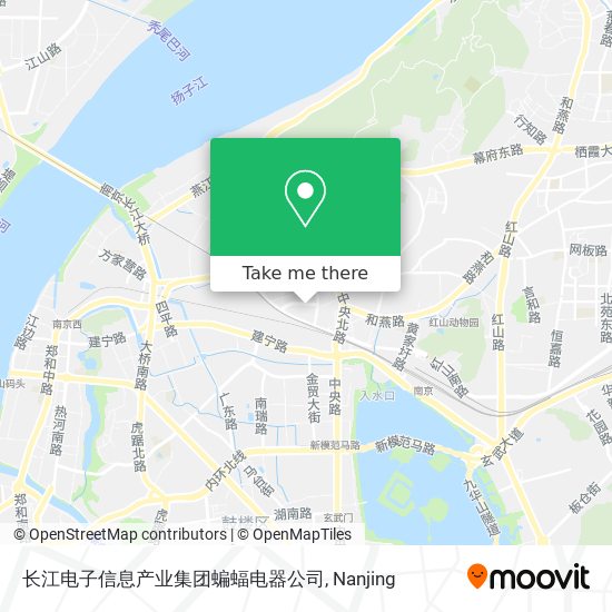 长江电子信息产业集团蝙蝠电器公司 map