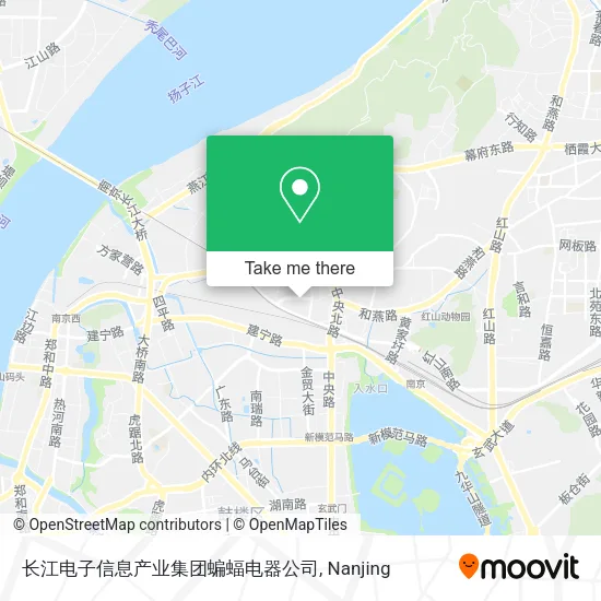 长江电子信息产业集团蝙蝠电器公司 map