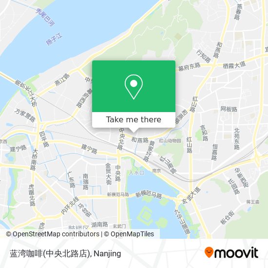 蓝湾咖啡(中央北路店) map