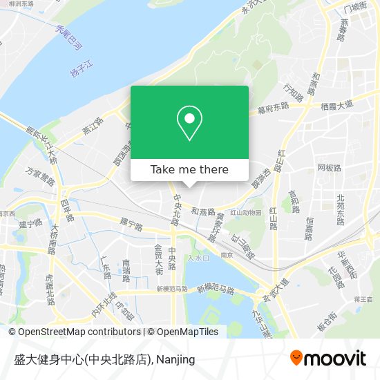 盛大健身中心(中央北路店) map