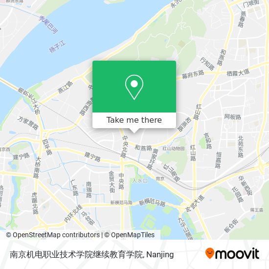 南京机电职业技术学院继续教育学院 map