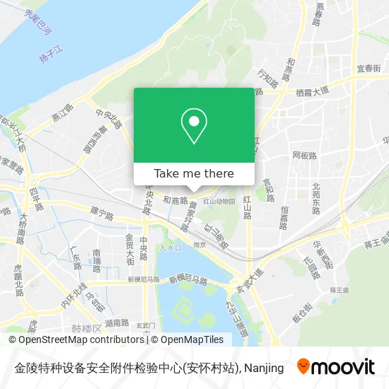 金陵特种设备安全附件检验中心(安怀村站) map