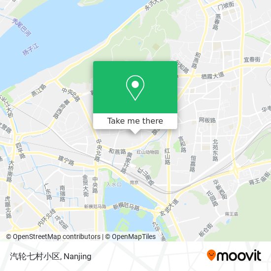汽轮七村小区 map