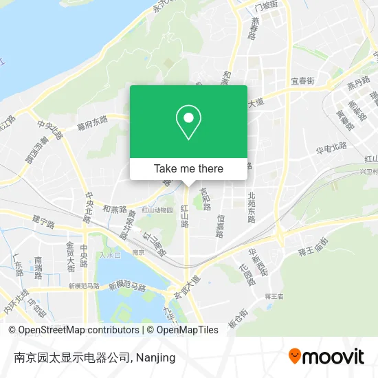 南京园太显示电器公司 map