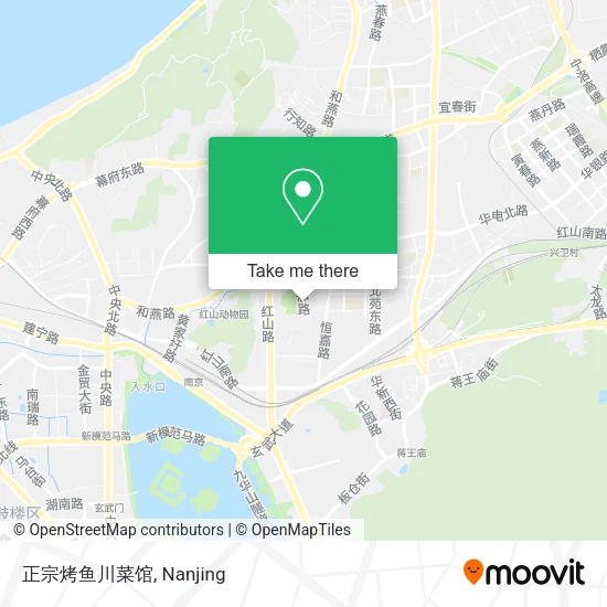 正宗烤鱼川菜馆 map