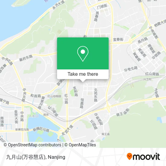 九月山(万谷慧店) map