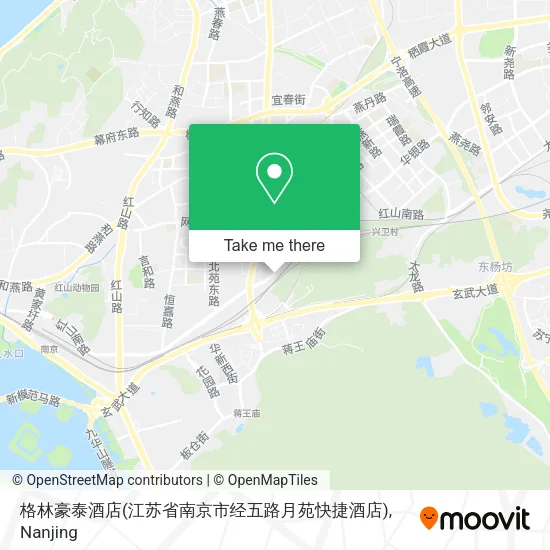 格林豪泰酒店(江苏省南京市经五路月苑快捷酒店) map