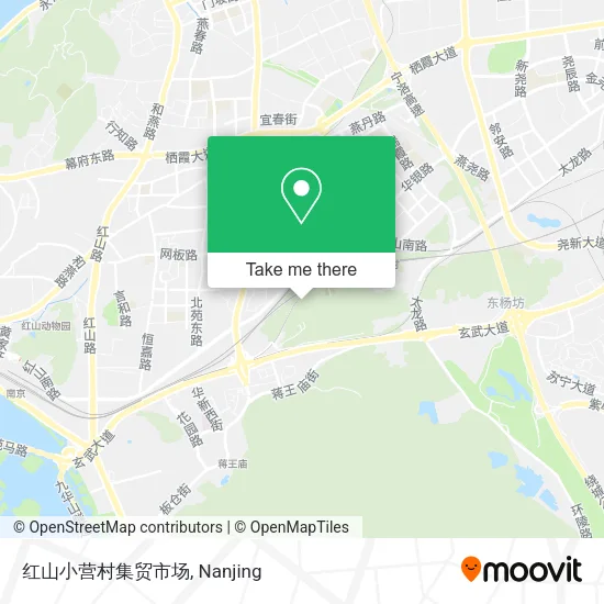 红山小营村集贸市场 map