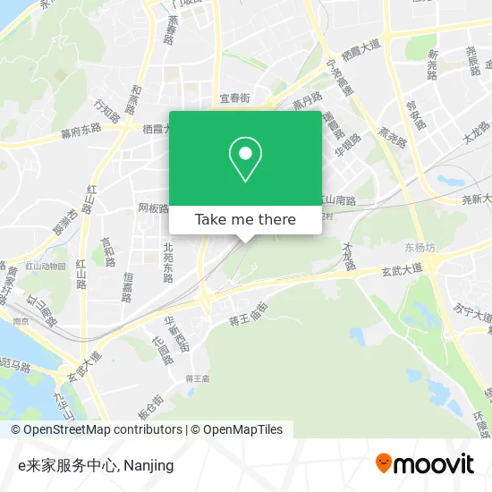 e来家服务中心 map