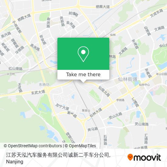 江苏天泓汽车服务有限公司诚新二手车分公司 map